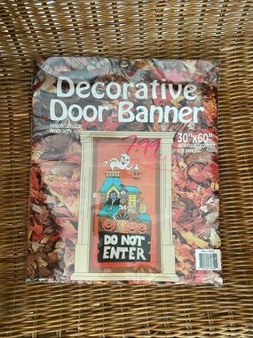 Vintage Halloween Door Banner